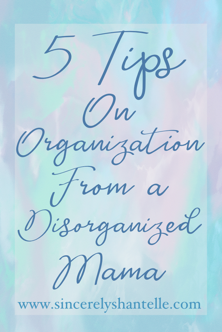 5 tips on organization pin